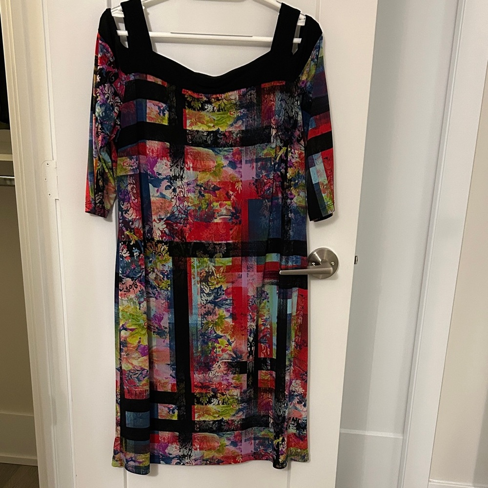 Colorful Abstract Women's Dress